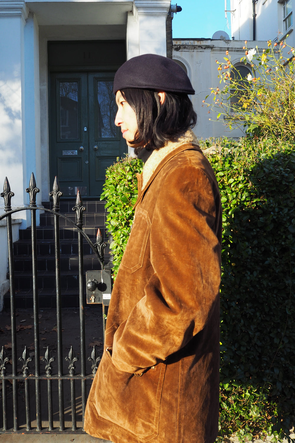 70's London Fog Suede Coat | Shearling Lined Vintage Outerwear