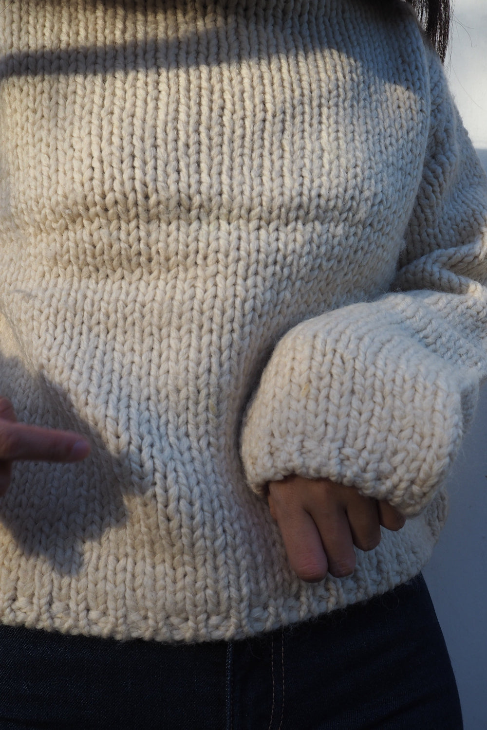 90's Claudia Strater COPINES Chunky Knit | Dutch Vintage High Neck