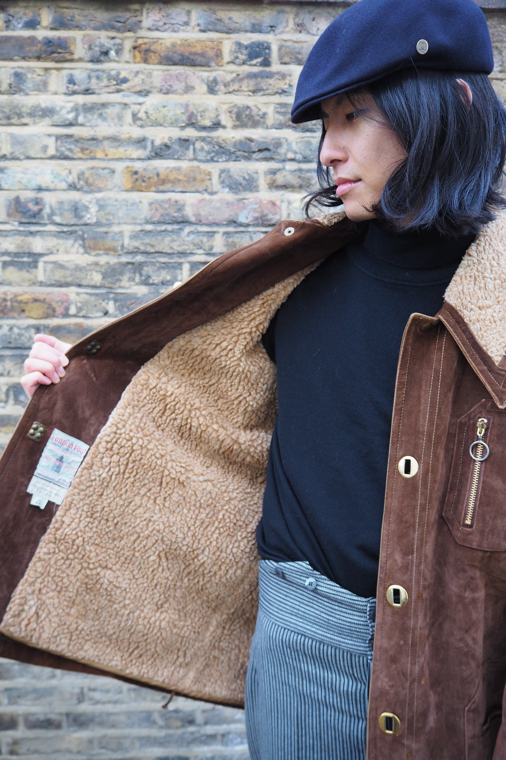 70's London Fog Suede Coat | Shearling Lined Vintage Outerwear
