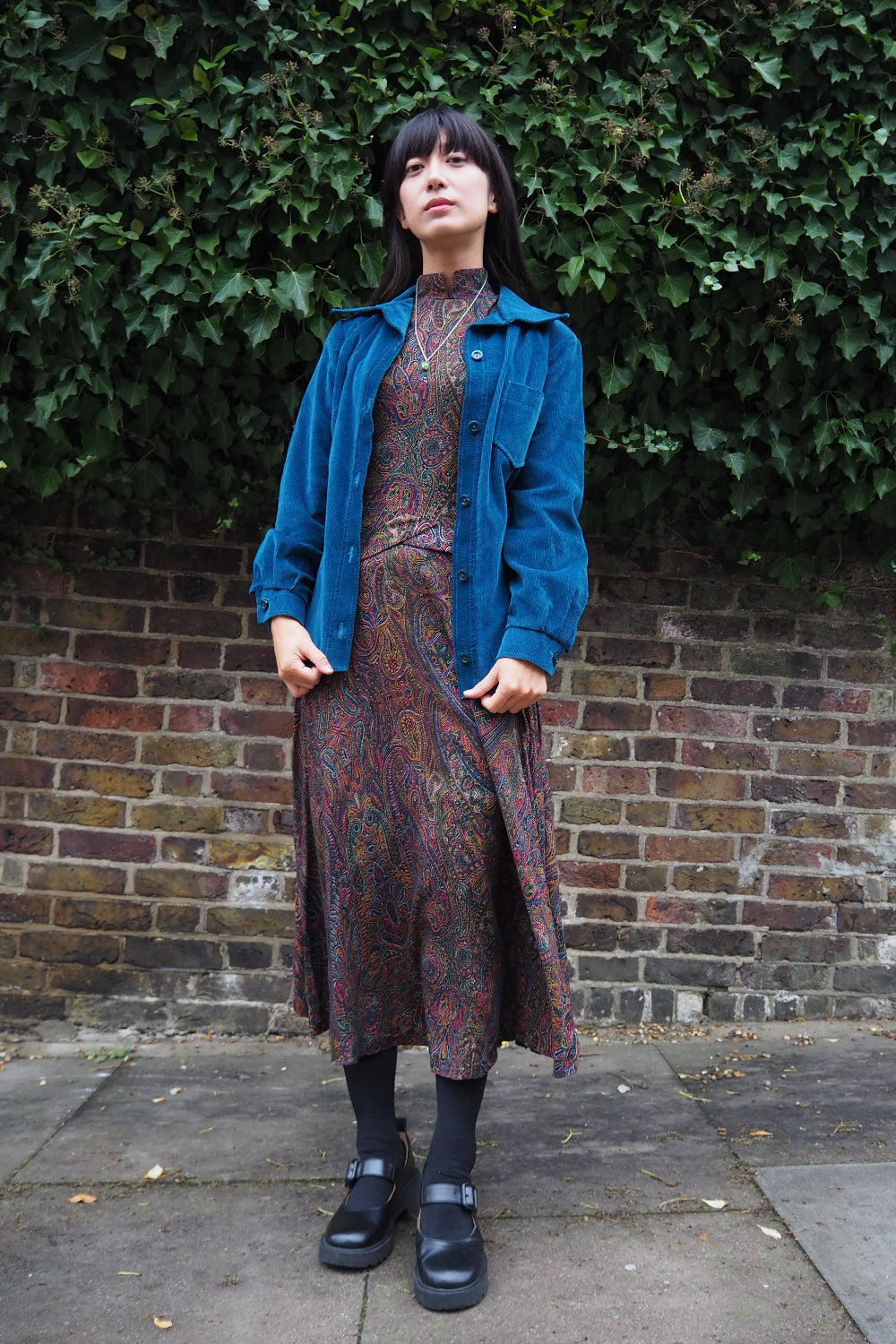 70's St Michael's Corduroy Shirt | British Vintage with Belt