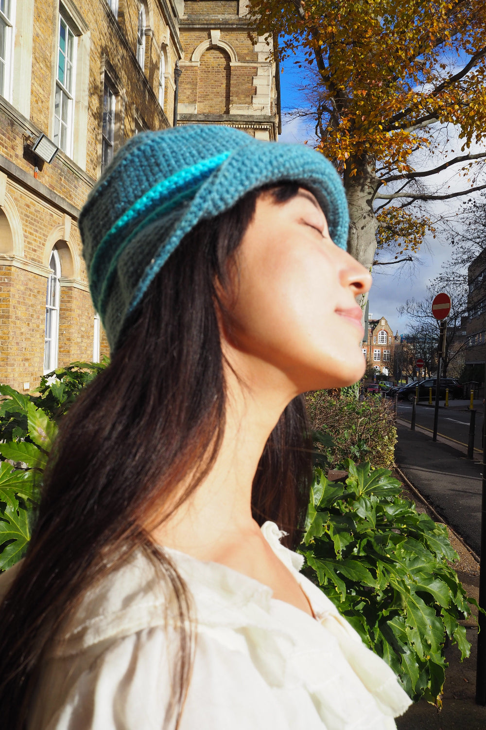 90's Heather Allan Bucket Hat | Turquoise Knit London Vintage