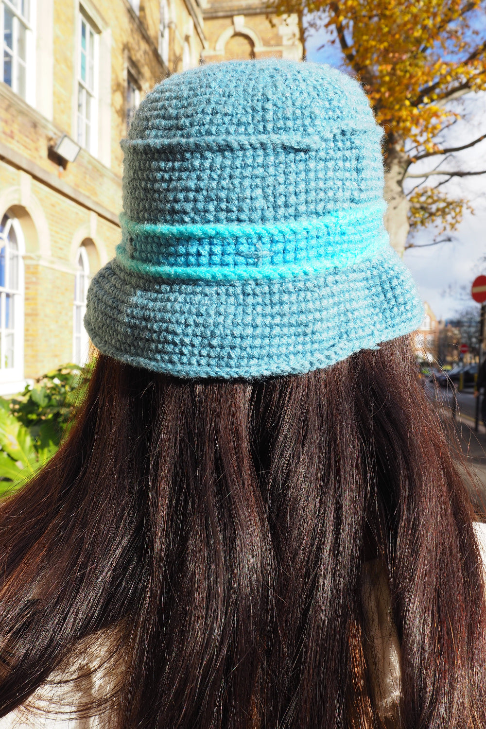 90's Heather Allan Bucket Hat | Turquoise Knit London Vintage