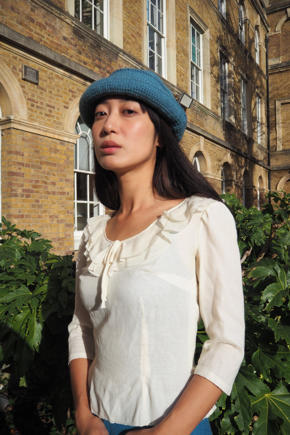 90's Heather Allan Bucket Hat | Turquoise Knit London Vintage