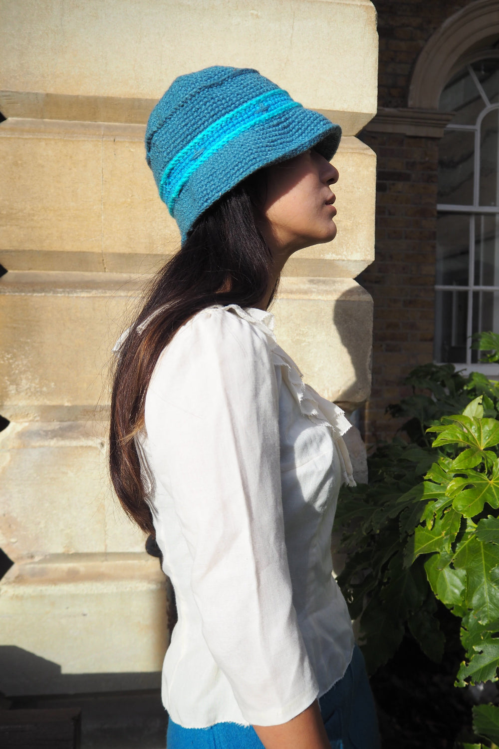 90's Heather Allan Bucket Hat | Turquoise Knit London Vintage