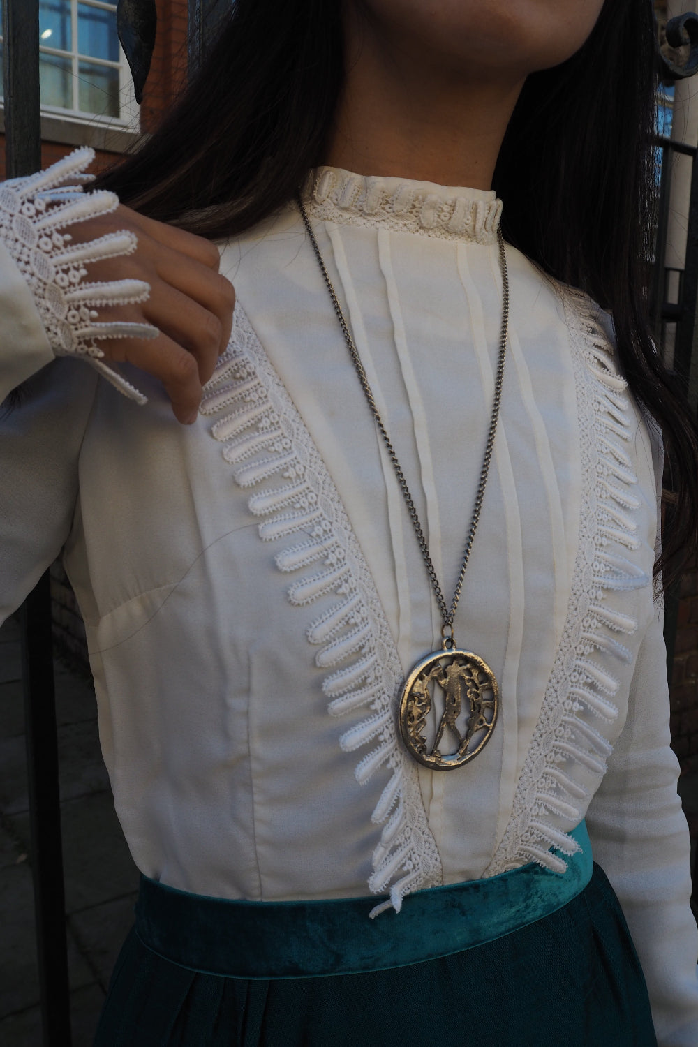 70's QUAD Maxi Dress | London Victorian Gothic Vintage