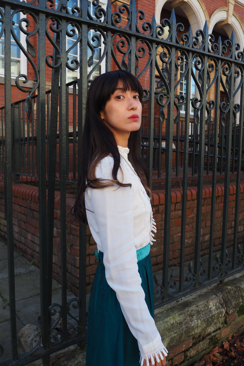 70's QUAD Maxi Dress | London Victorian Gothic Vintage