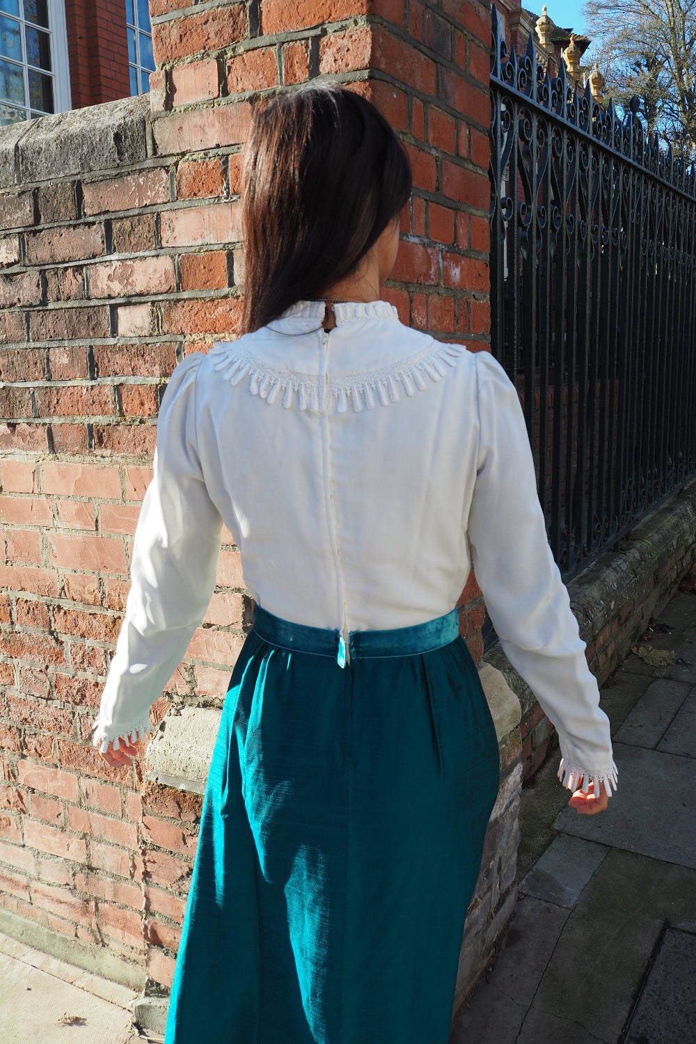 70's QUAD Maxi Dress | London Victorian Gothic Vintage