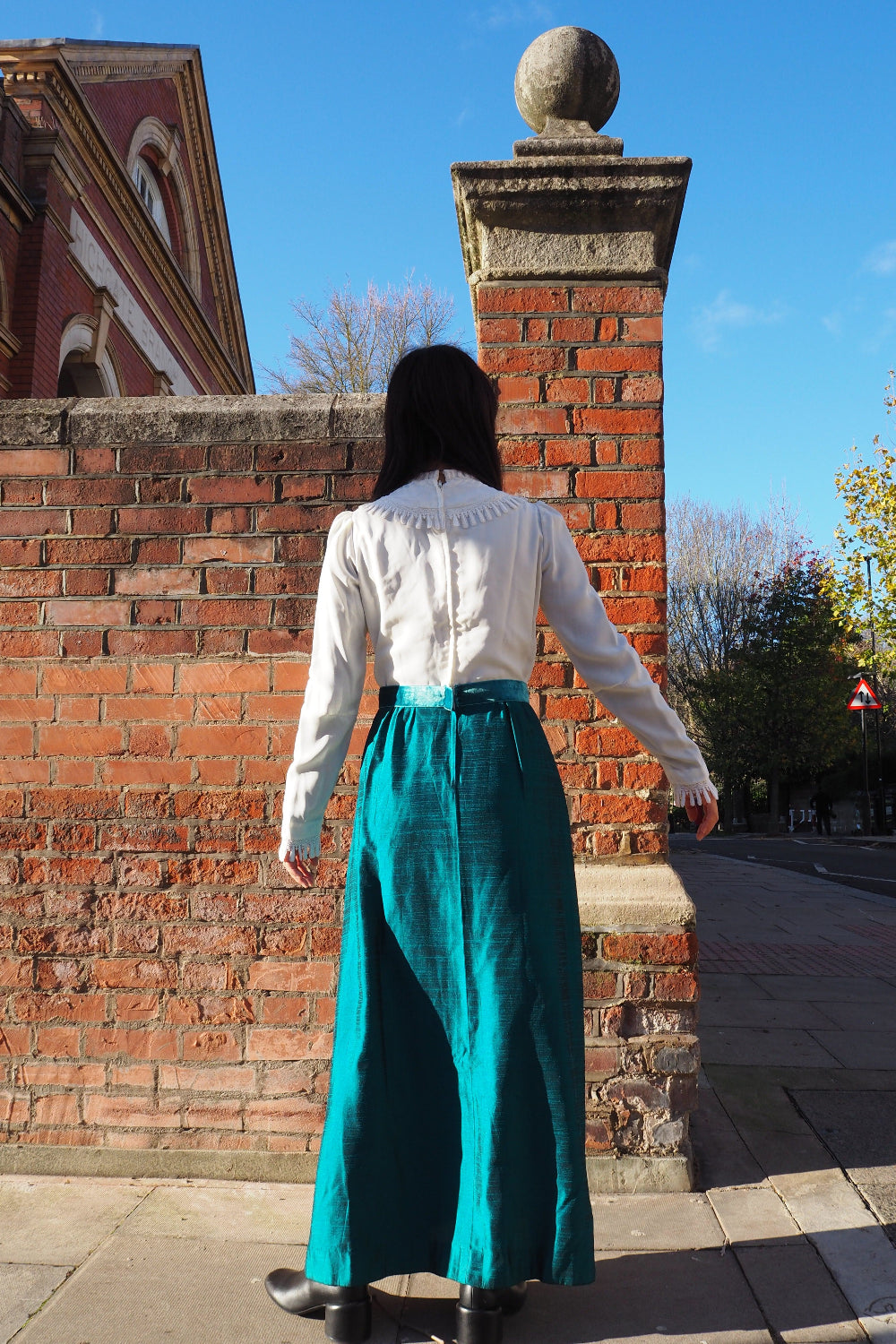 70's QUAD Maxi Dress | London Victorian Gothic Vintage