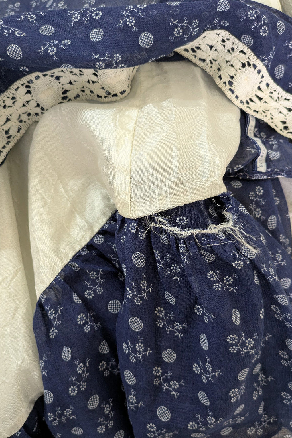 70's Victorian Dress Fiona England | Romantic Country Lace Maxi Dress