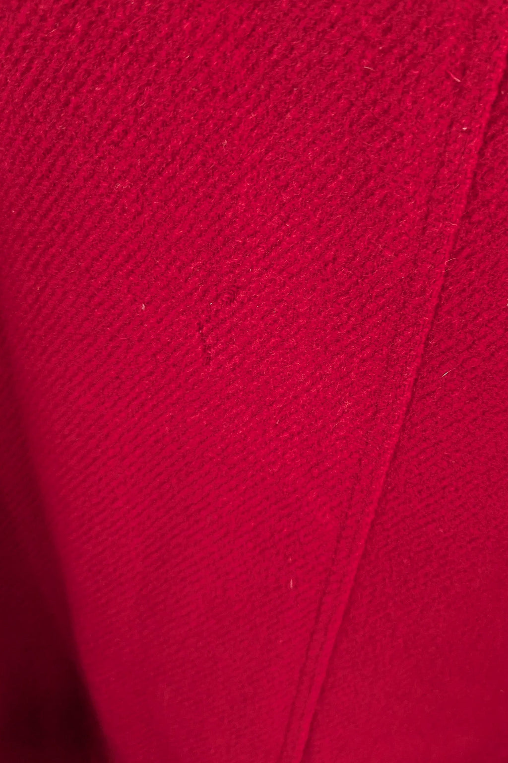 Red Wool Coat WINDS MOOR Britain | Vintage Winter Coat