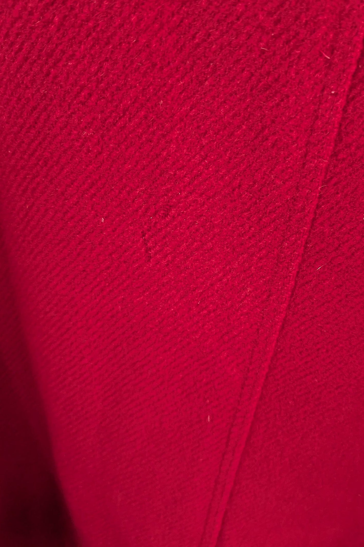 Red Wool Coat WINDS MOOR Britain | Vintage Winter Coat