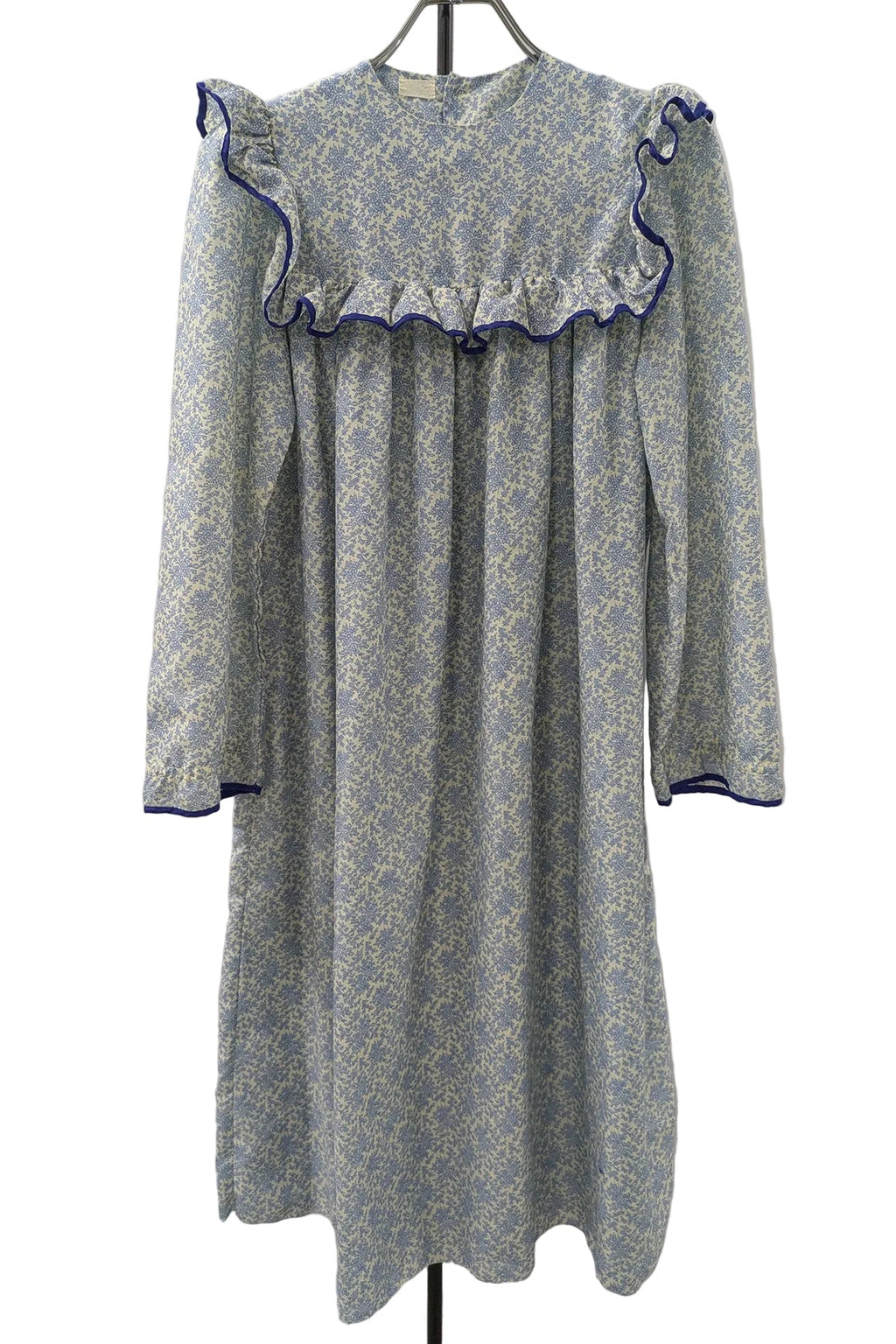 Flower Dress with Cape London Vintage | Victorian Square Yoke