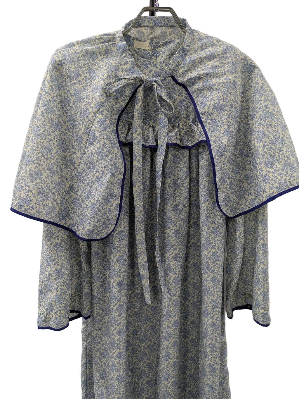 Flower Dress with Cape London Vintage | Victorian Square Yoke