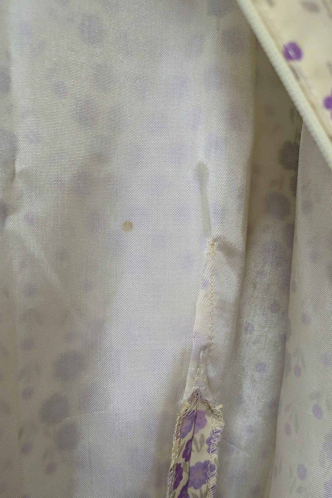 70's Lace Maxi Dress London Vintage | Romantic Puff Sleeve Long Dress