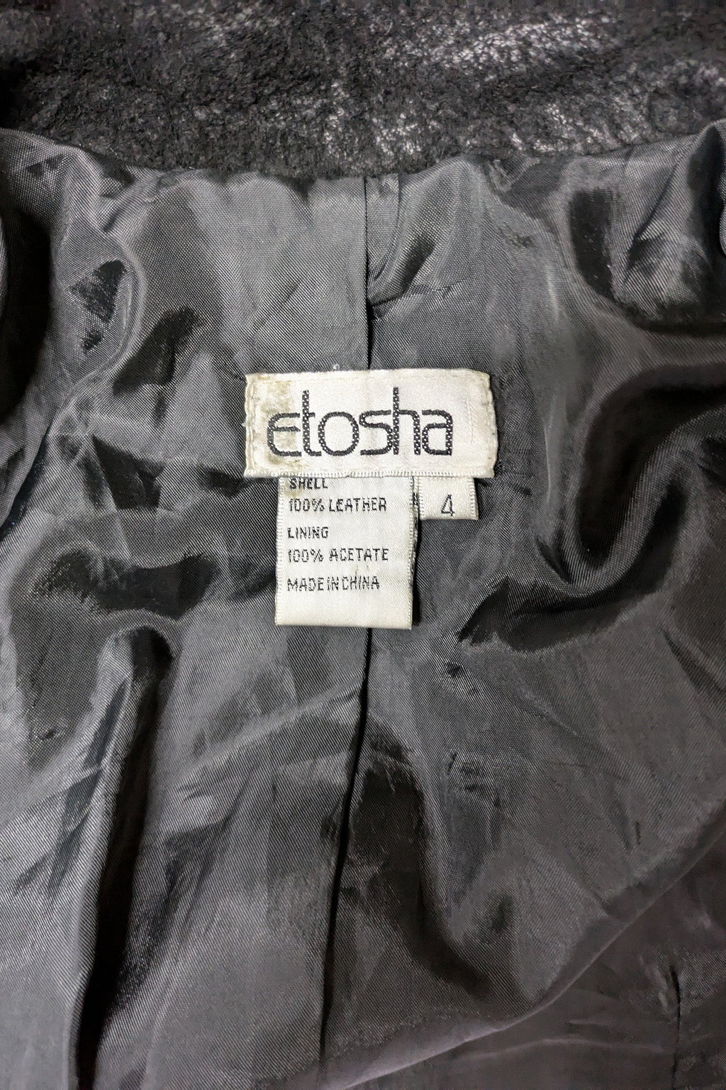 80's Suede Leather Jacket Etosha | Bohemian Military Style
