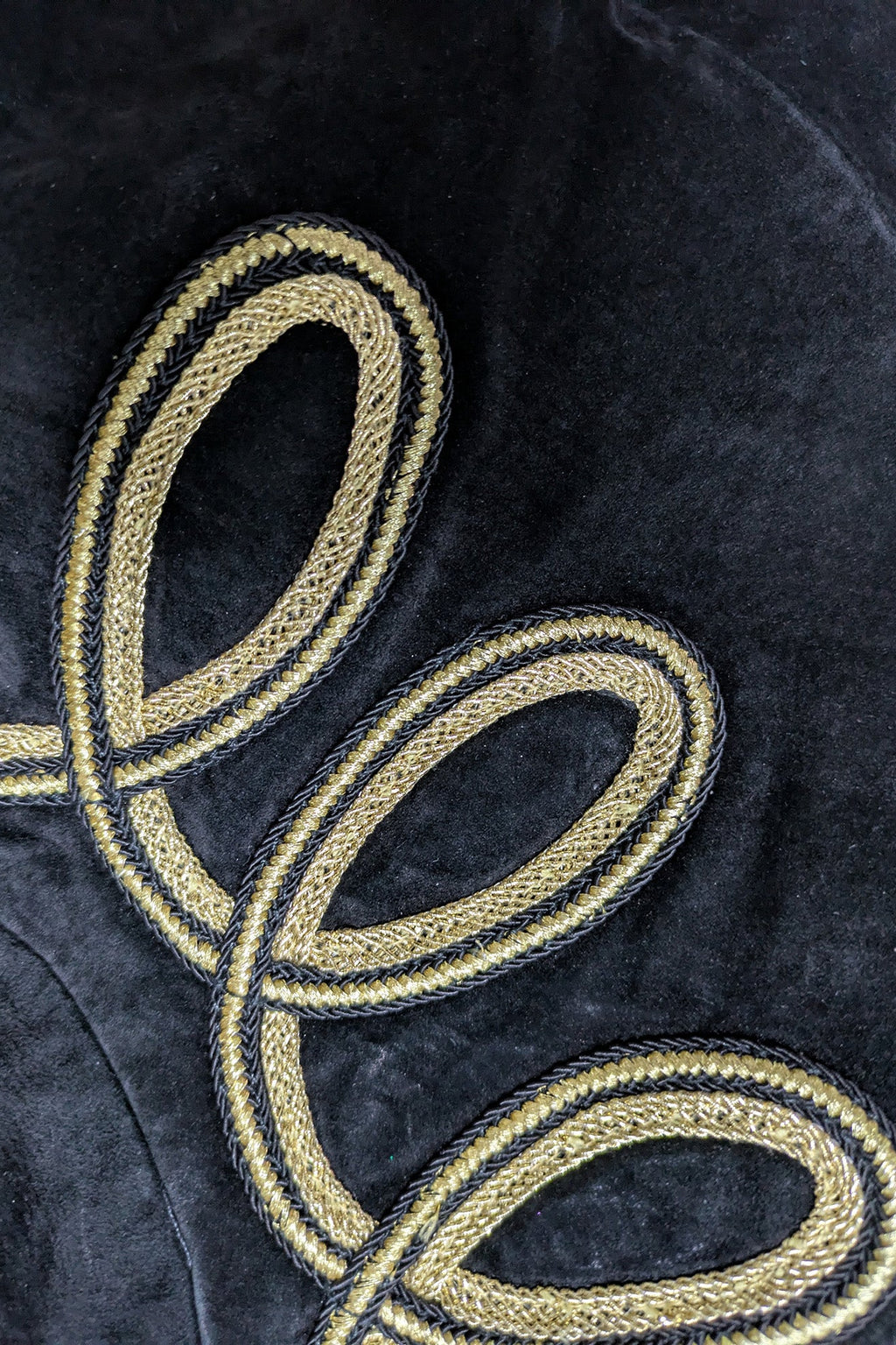 80's Suede Leather Jacket Etosha | Bohemian Military Style