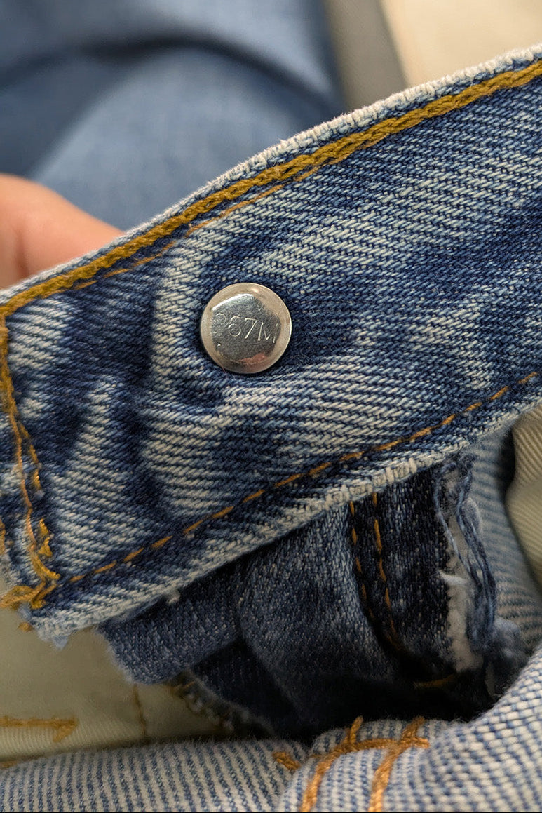 Levi's 530 Patchwork Jeans London Vintage | Rare Denim Design