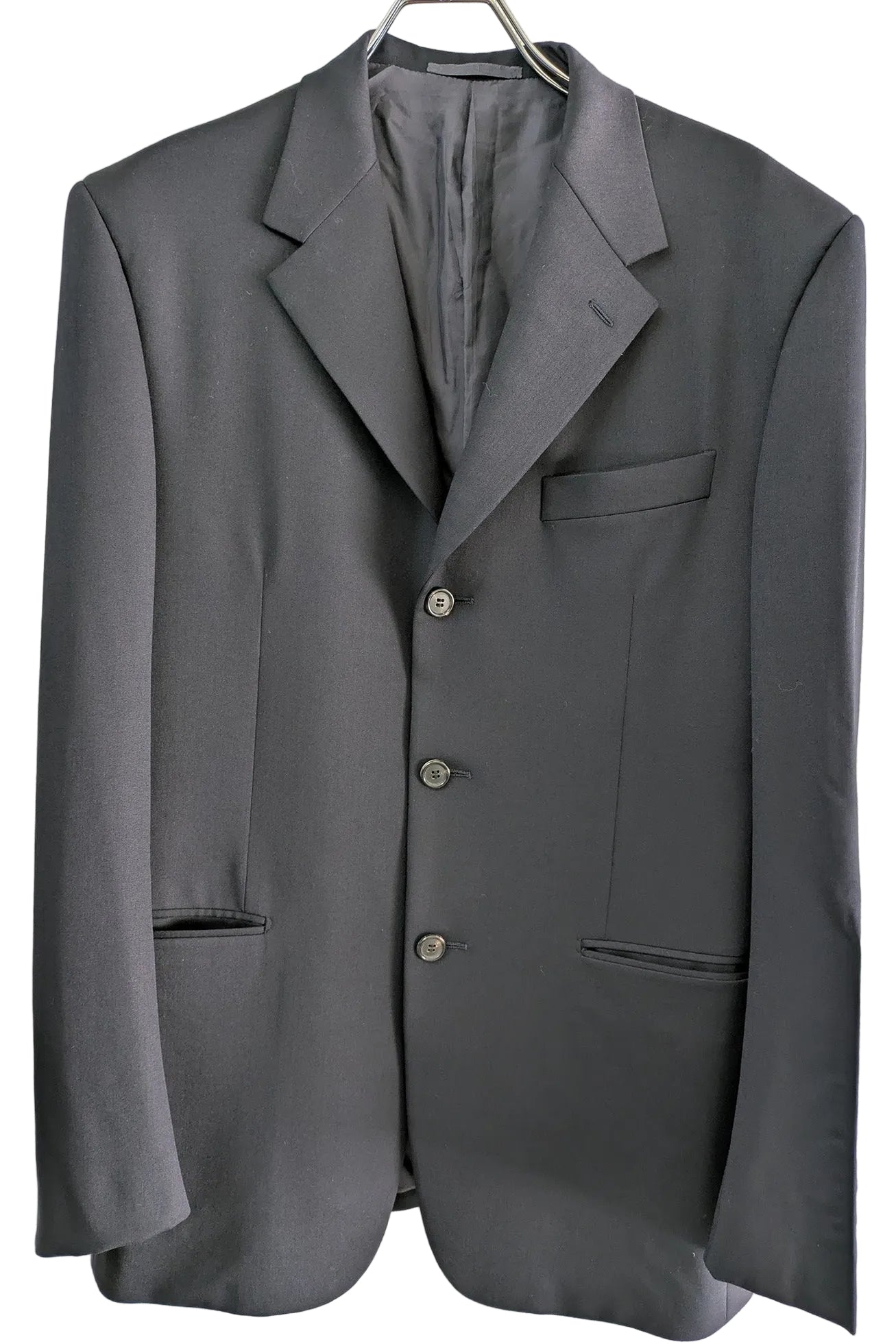 ら*く様 PRADA 2001ss archive ダブル テーラードジャケット Prada Men's Jacket Italy Vintage｜プラダ オーバーサイズテーラード