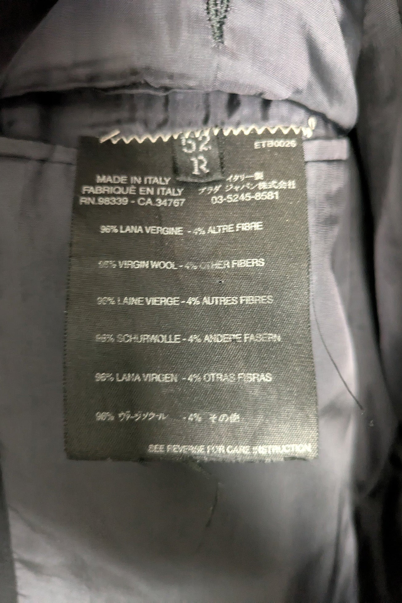 Prada Men's Jacket Italy Vintage | Oversized Tailored Wool Blazer