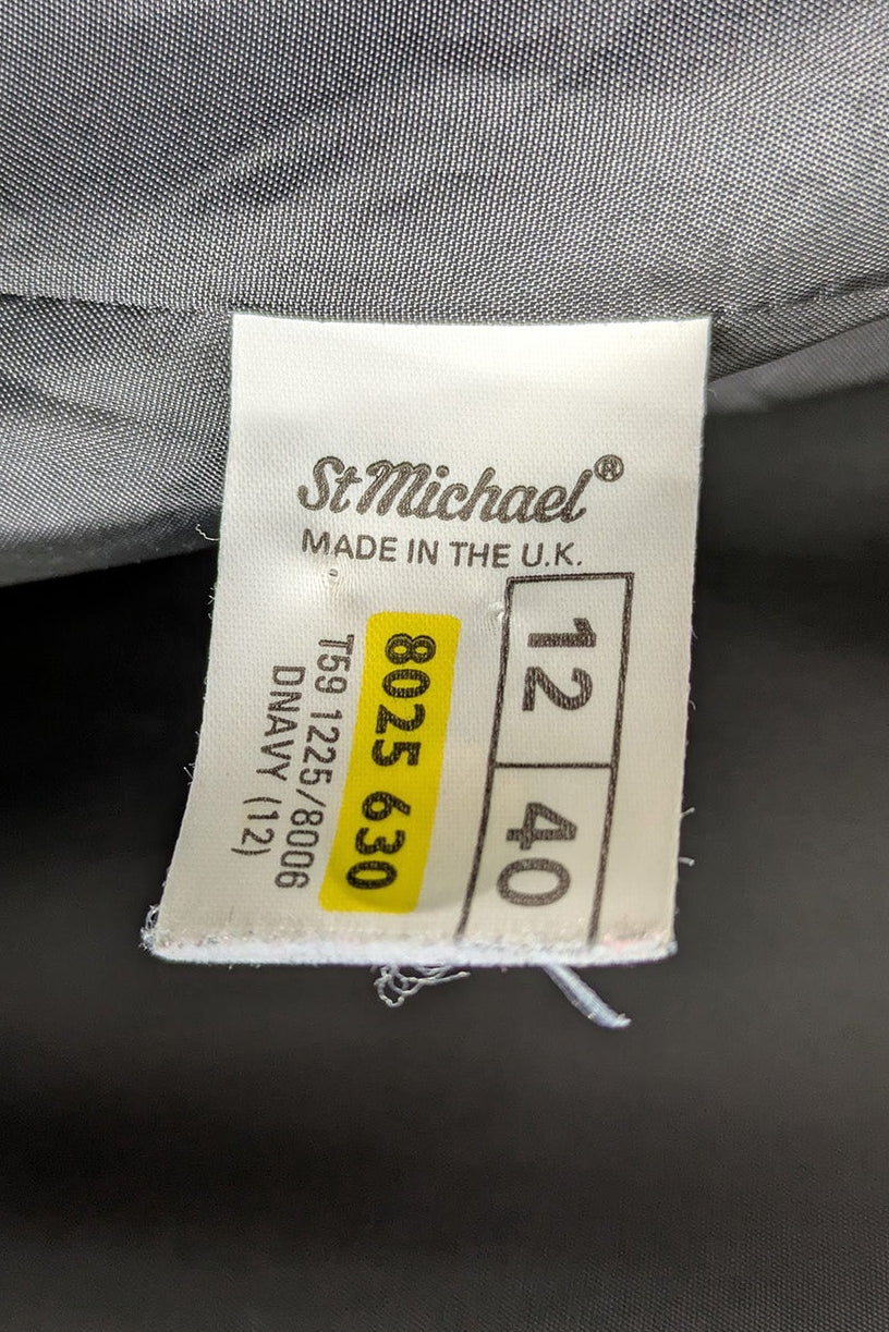 70's St Michael's Double Breasted Jacket UK | Wool Regiment Button Blazer