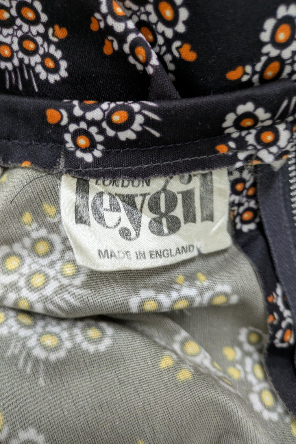 70's Leygil of London Maxi Dress | Floral UK Vintage