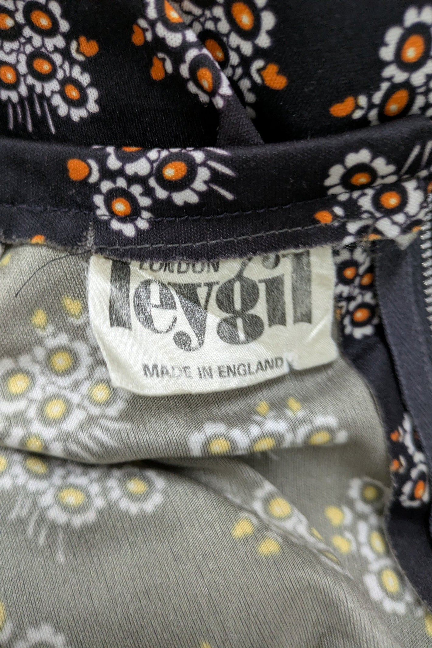 70's Leygil of London Maxi Dress | Floral UK Vintage