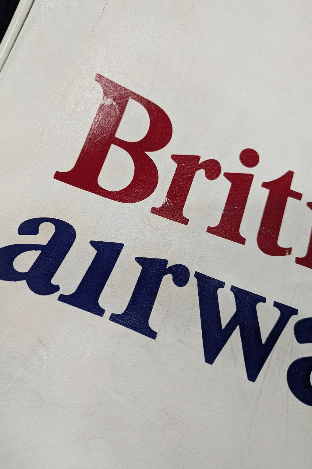 70's British Airways Bag Vintage | Airline Flight Bag Collector's Item