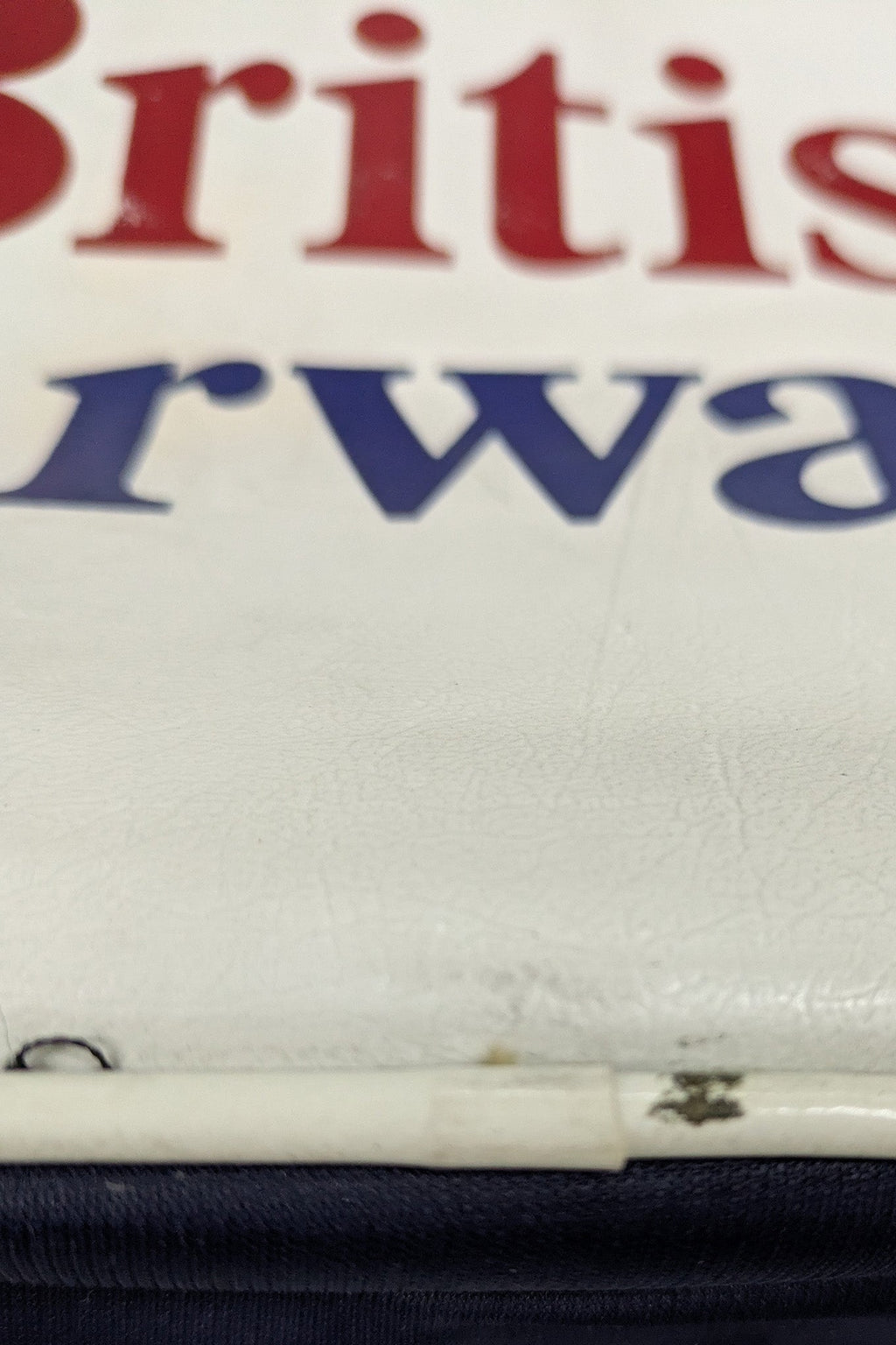 70's British Airways Bag Vintage | Airline Flight Bag Collector's Item