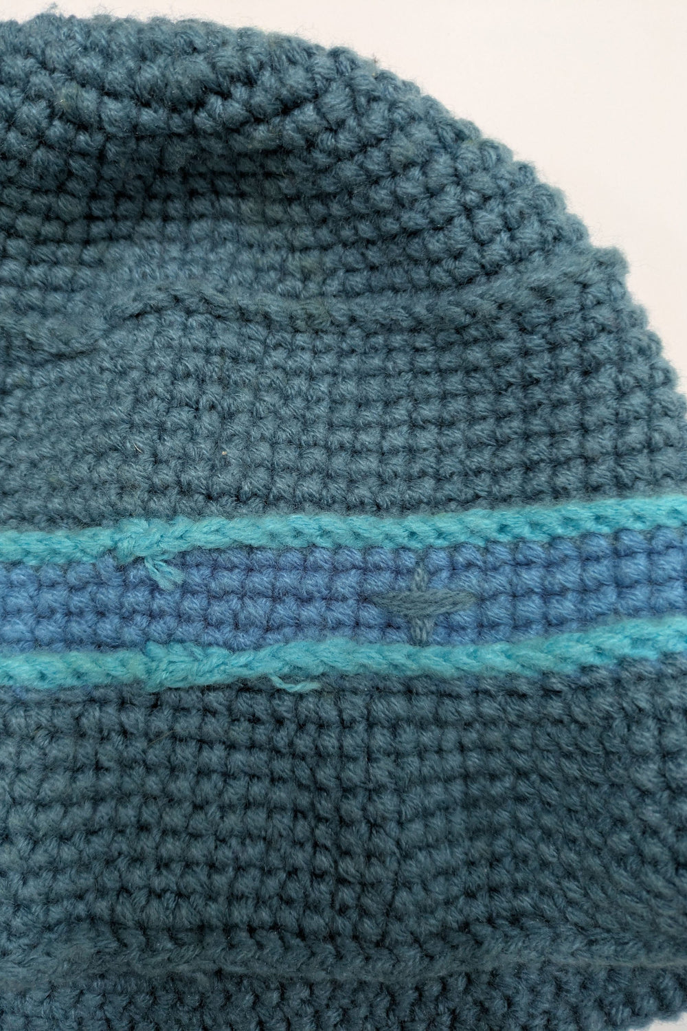 90's Heather Allan Bucket Hat | Turquoise Knit London Vintage