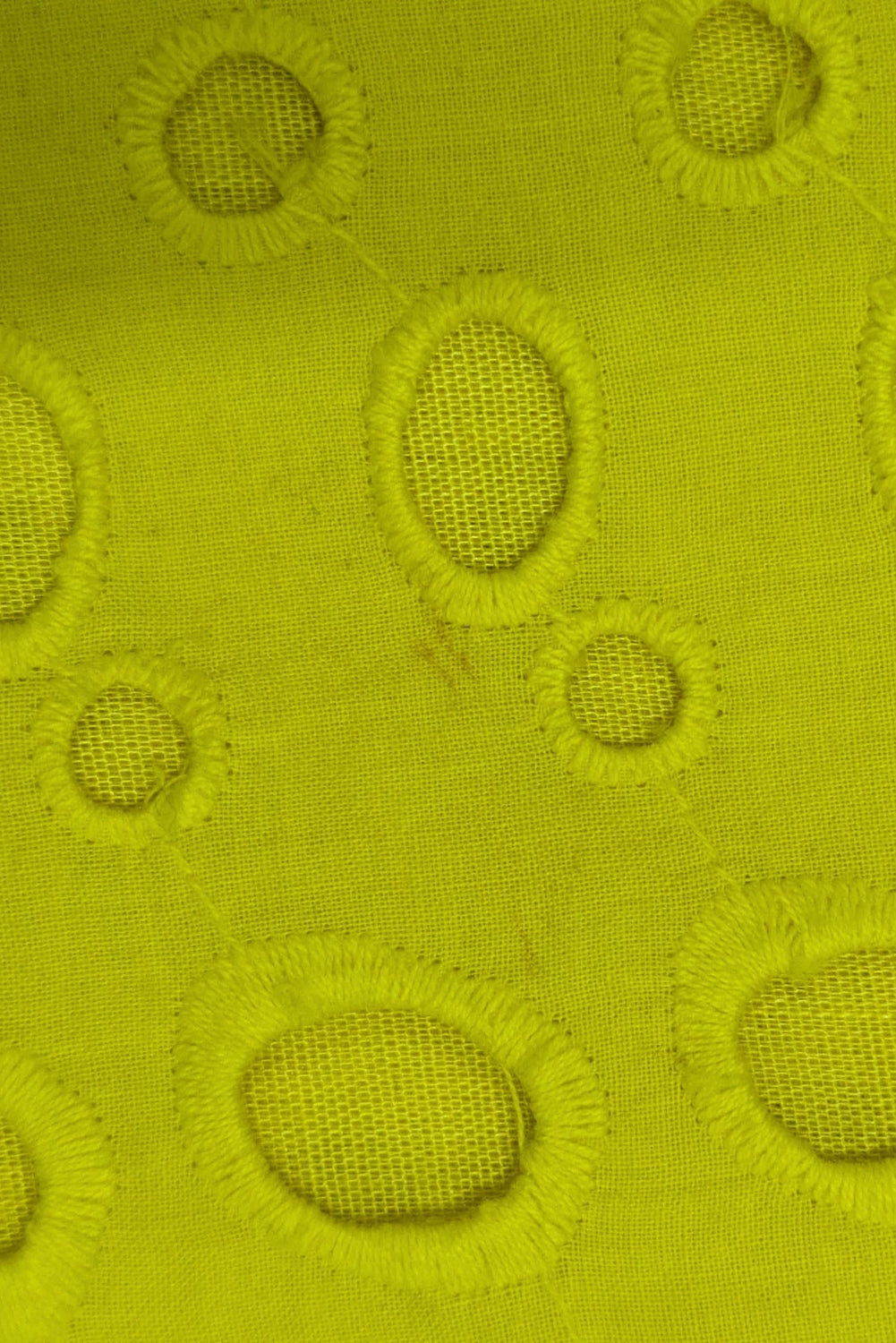 Handmade Yellow Wrap Skirt | British Embroidery Blue Vintage