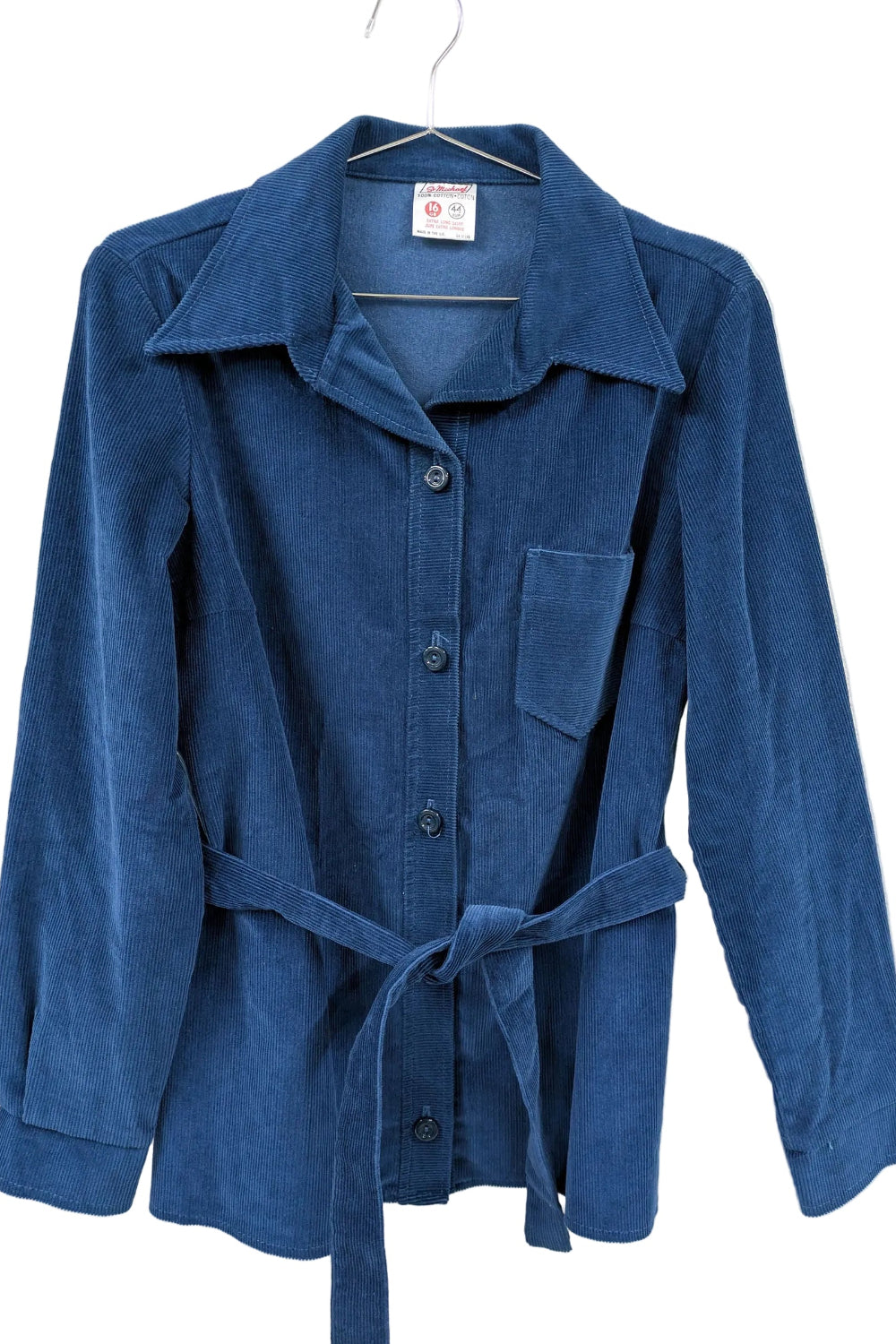 70's St Michael's Corduroy Shirt | British Vintage with Belt