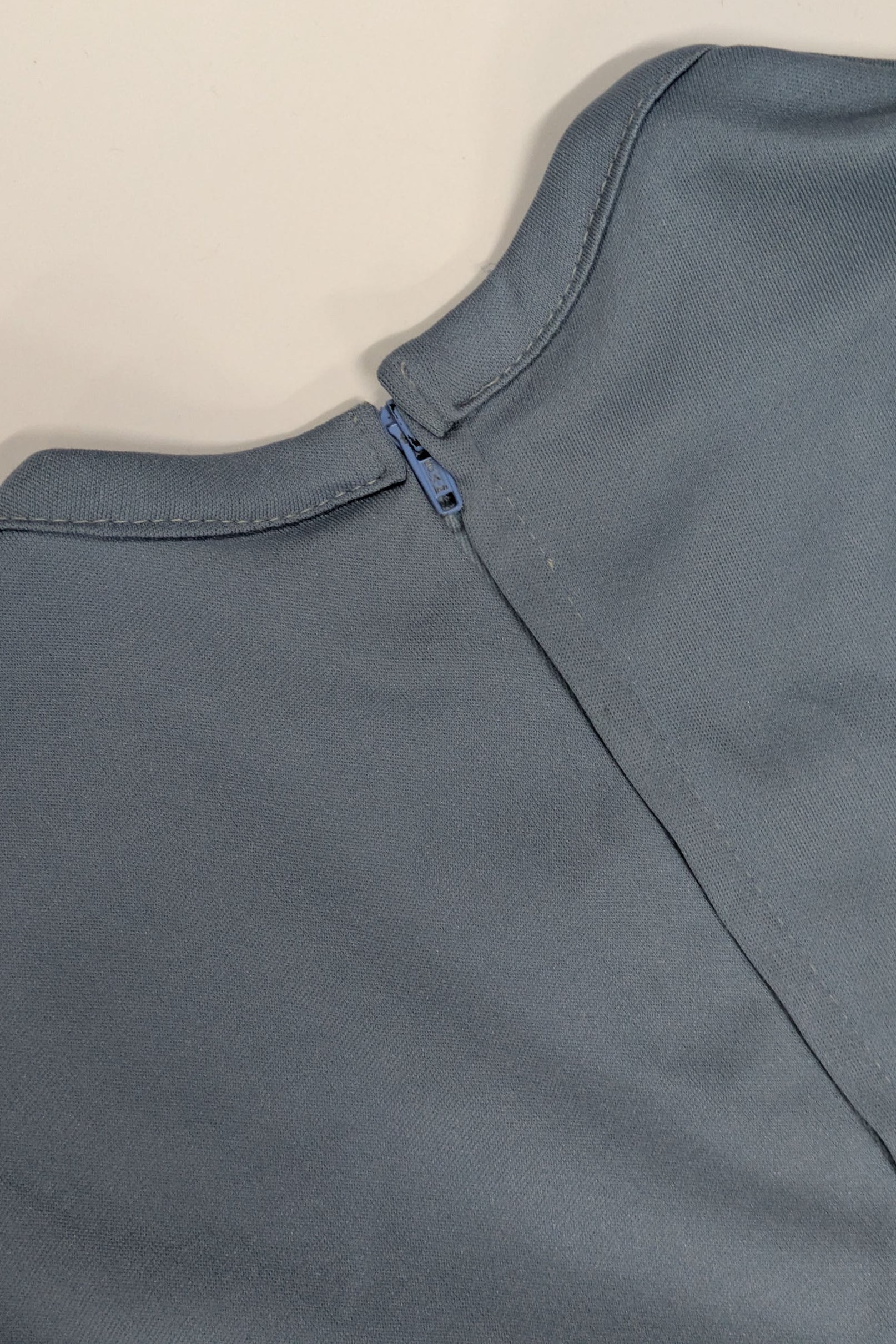 70's Roman Style Maxi Dress | Sky Blue Metallic Hippie Vintage