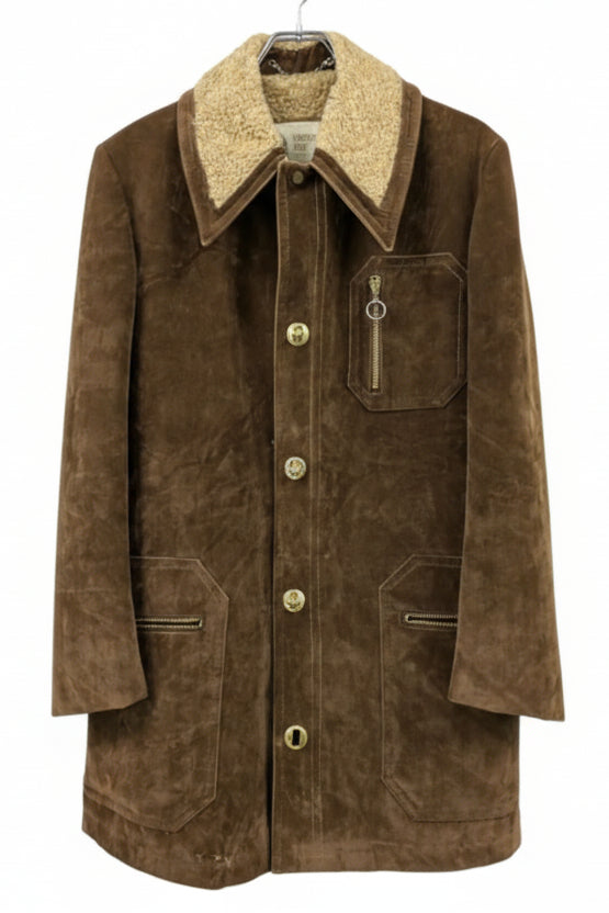 70's London Fog Suede Coat | Shearling Lined Vintage Outerwear