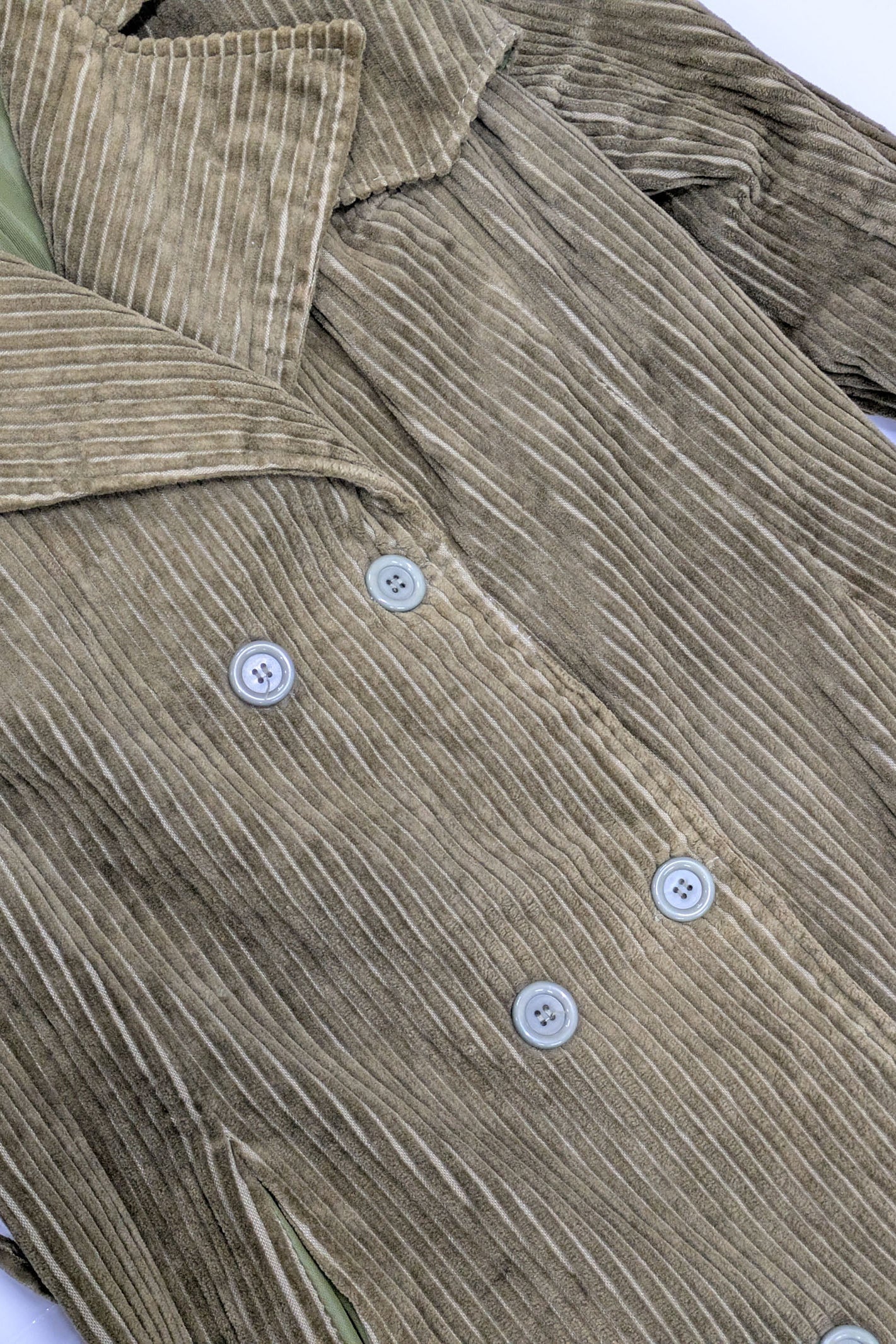 90's Corduroy Trench Coat | 70's Style Vintage Winter Outerwear