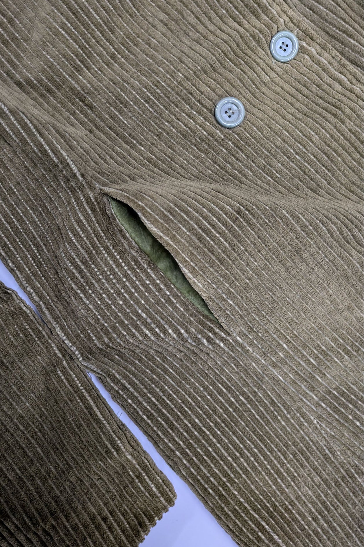 90's Corduroy Trench Coat | 70's Style Vintage Winter Outerwear