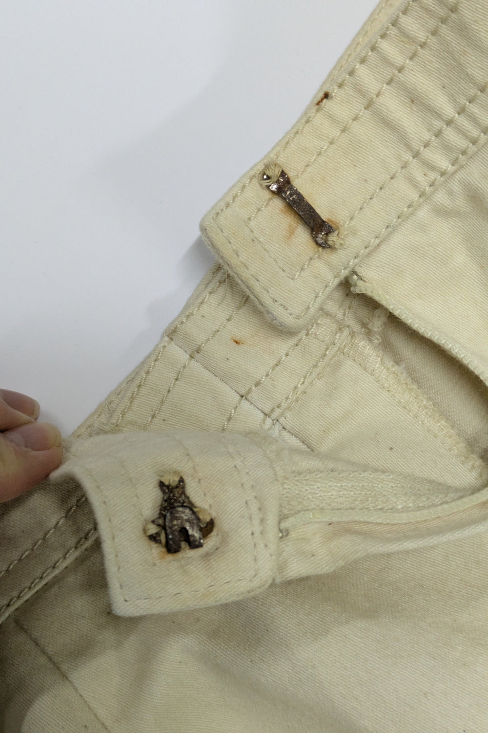 70's White Flare Pants Vintage | Rock Star Style Bell Bottoms