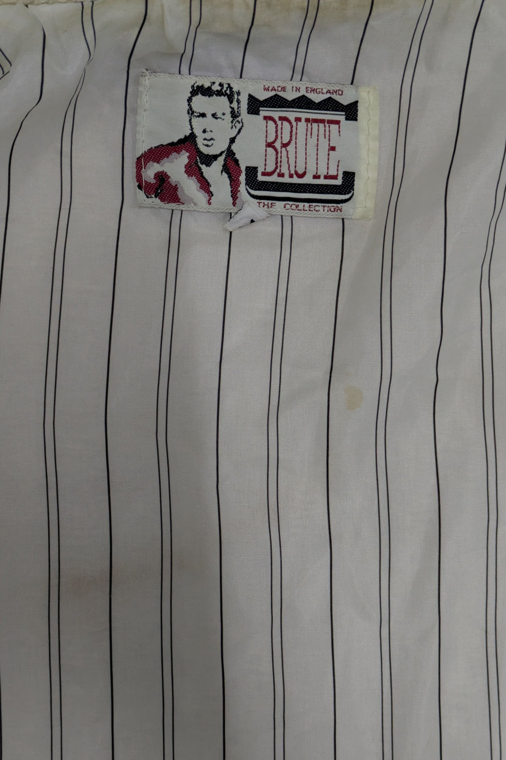 70s BRUTE Knit Duffle Coat | UK Ivory Leather Details Unisex