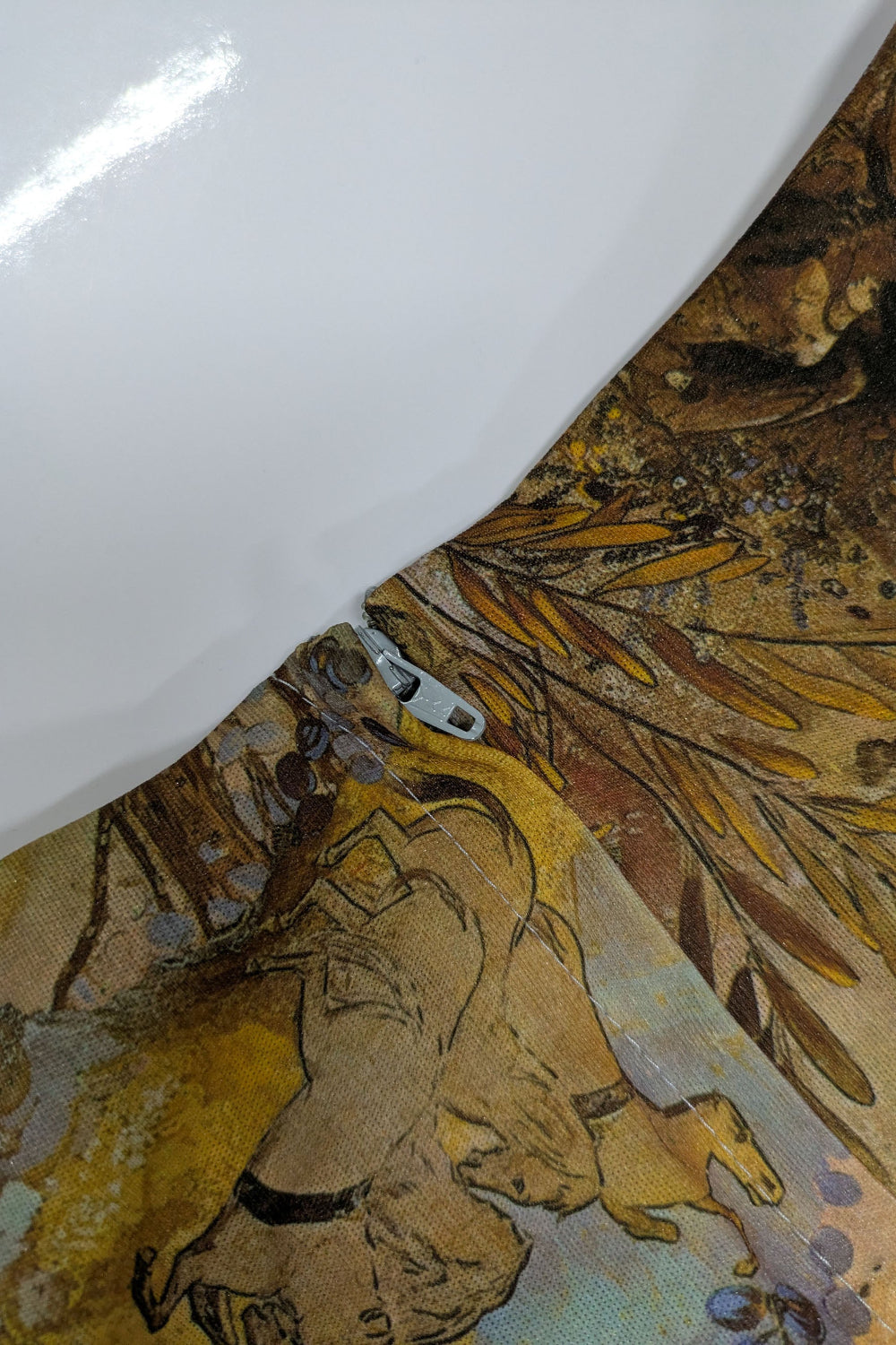 70s Vintage Artistic Maxi dress