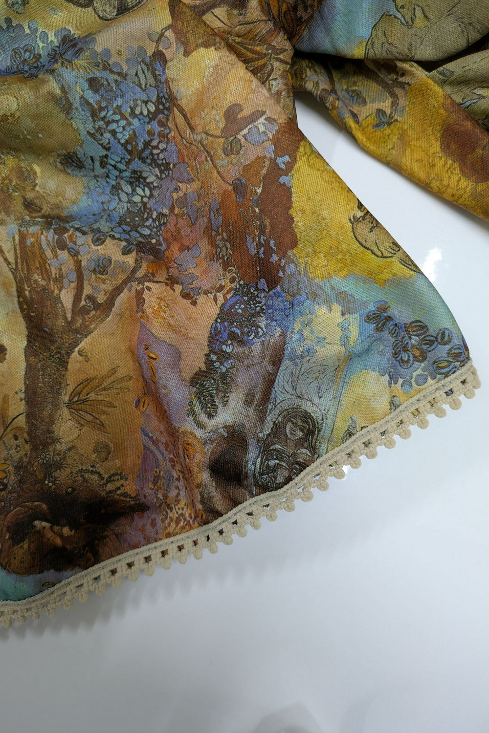 70s Vintage Artistic Maxi dress