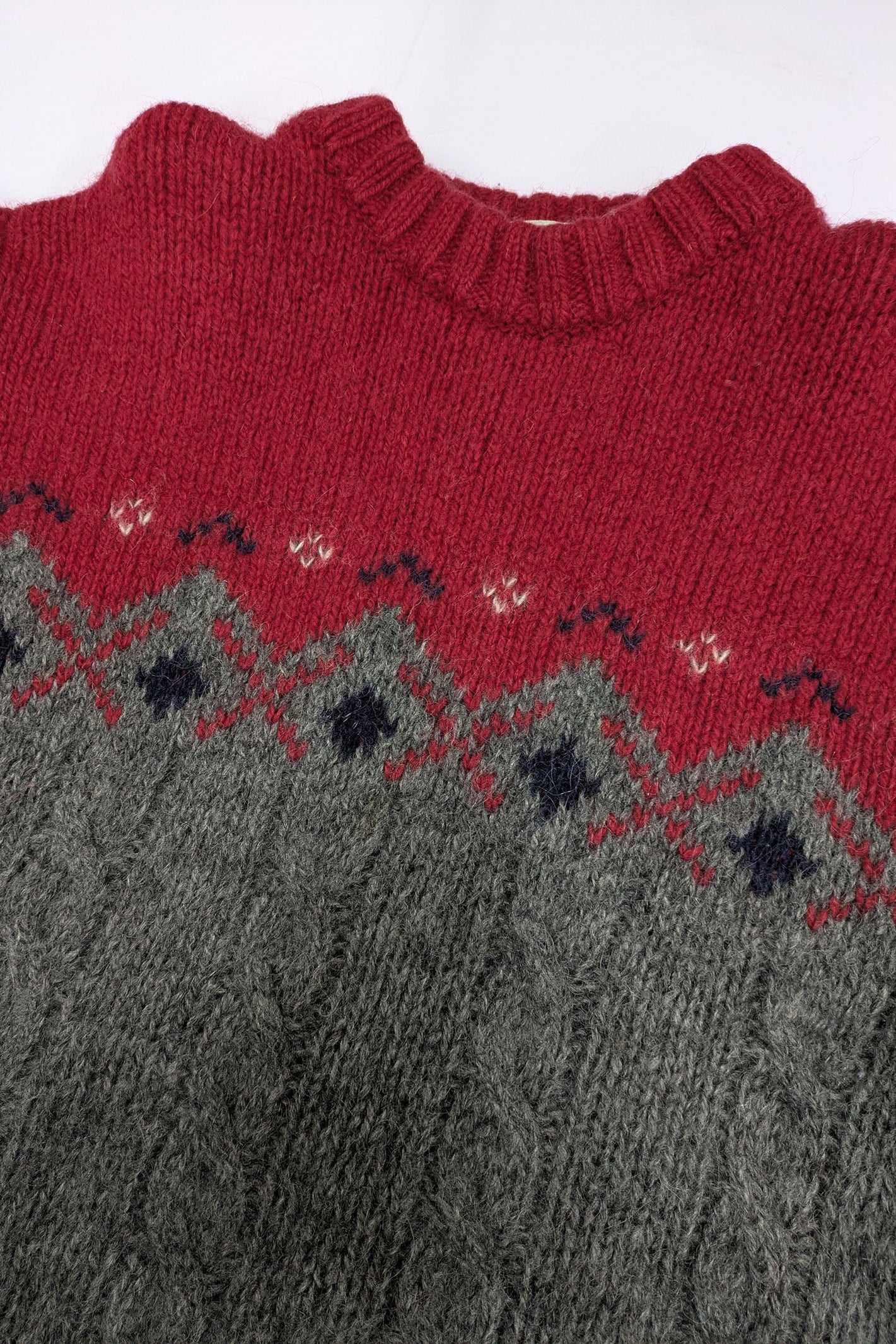 80s Vintage British Knitwear - St Michaels Pure Wool Sweater