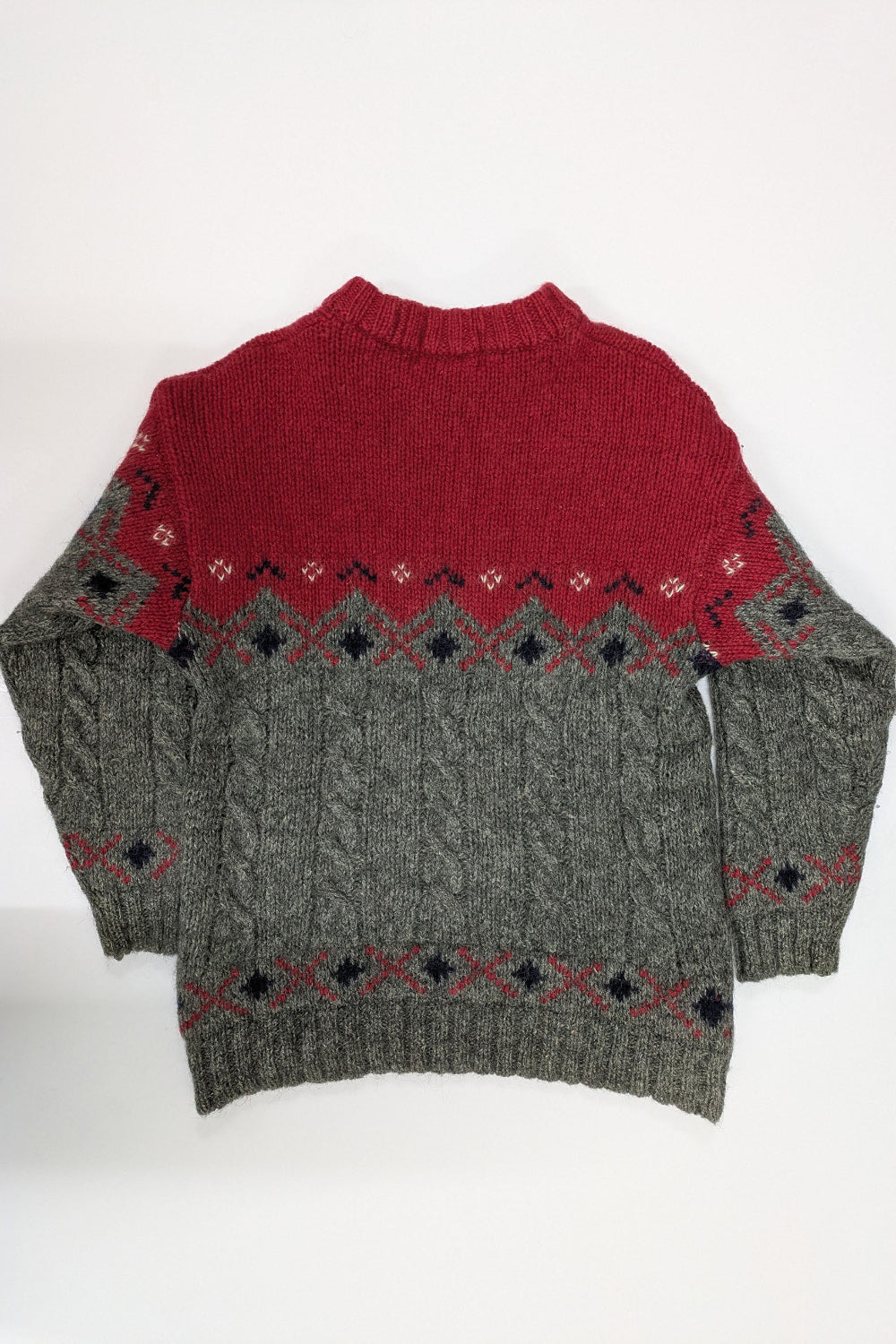 80s Vintage British Knitwear - St Michaels Pure Wool Sweater