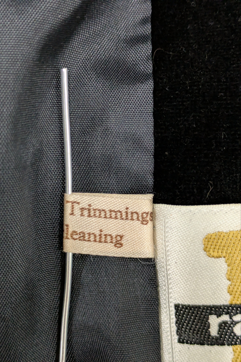 60's Vintage Raymond of London long velvet cape