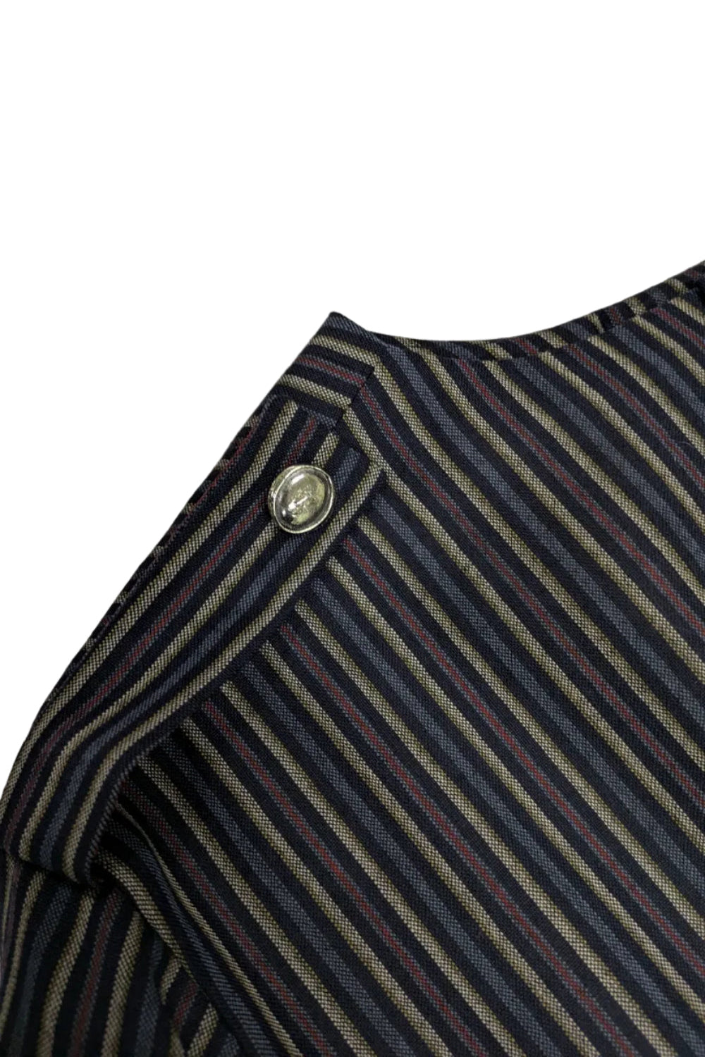 80s Vintage striped straight dress