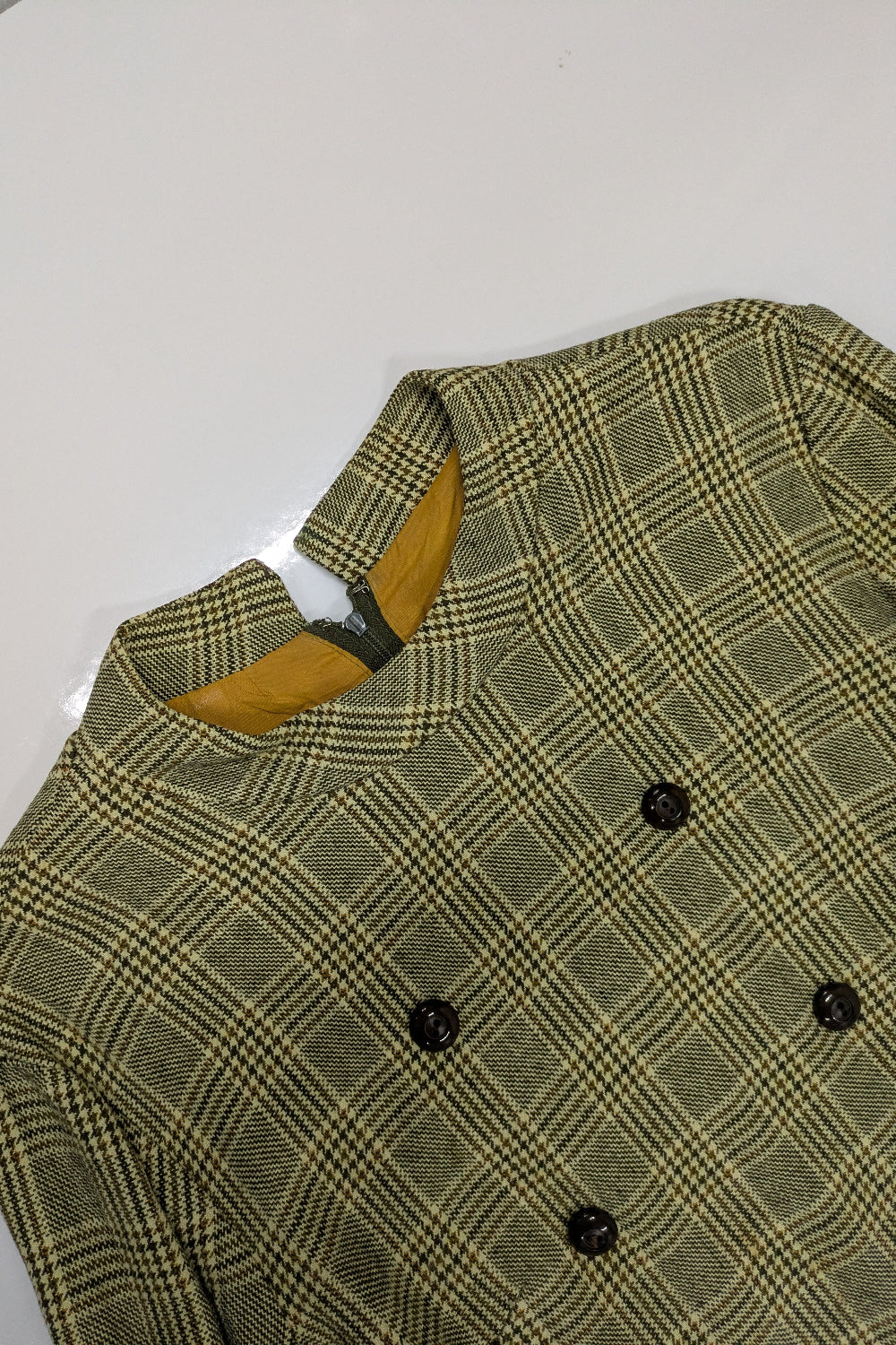 60's Coat Style Dress Kitty Copeland UK | Luxury Wool Vintage Dress