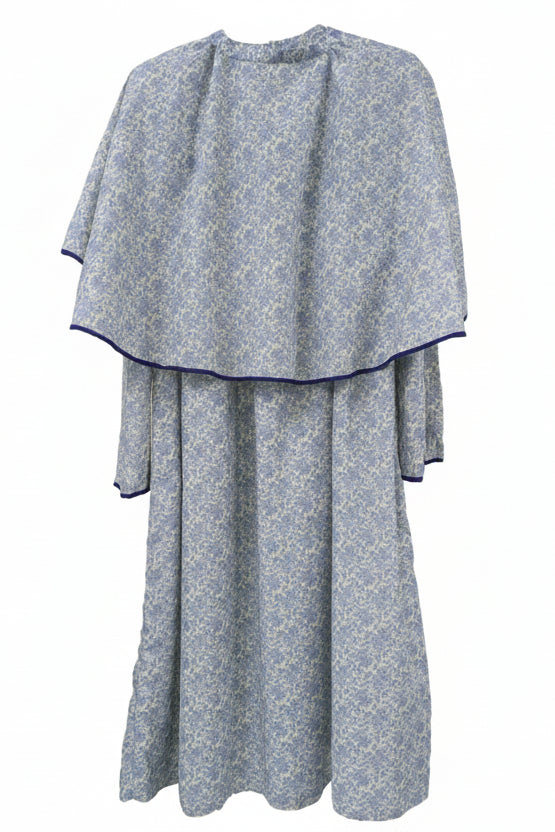 Flower Dress with Cape London Vintage | Victorian Square Yoke