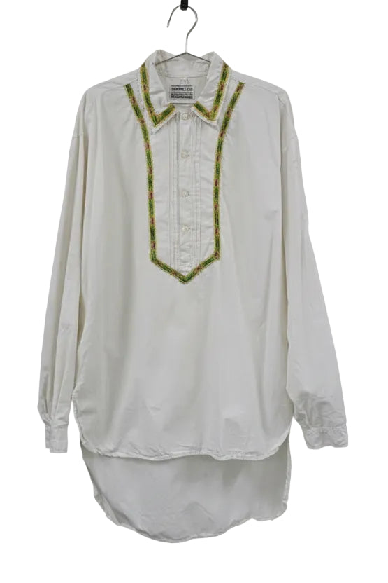 70's Italian Shirt Tavarner&co | Hippie Style Tyrolean Tape Vintage