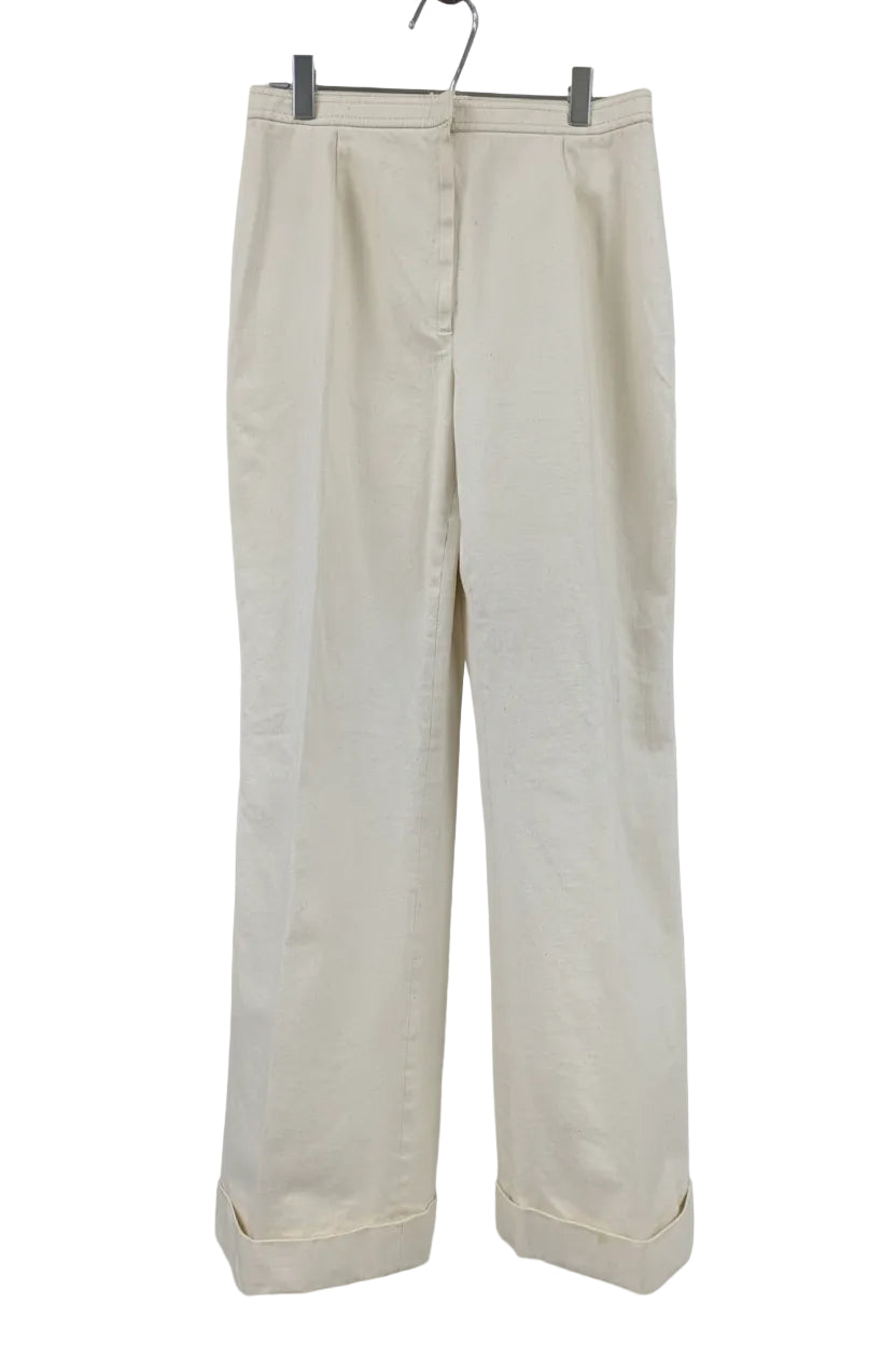 70's White Flare Pants Vintage | Rock Star Style Bell Bottoms