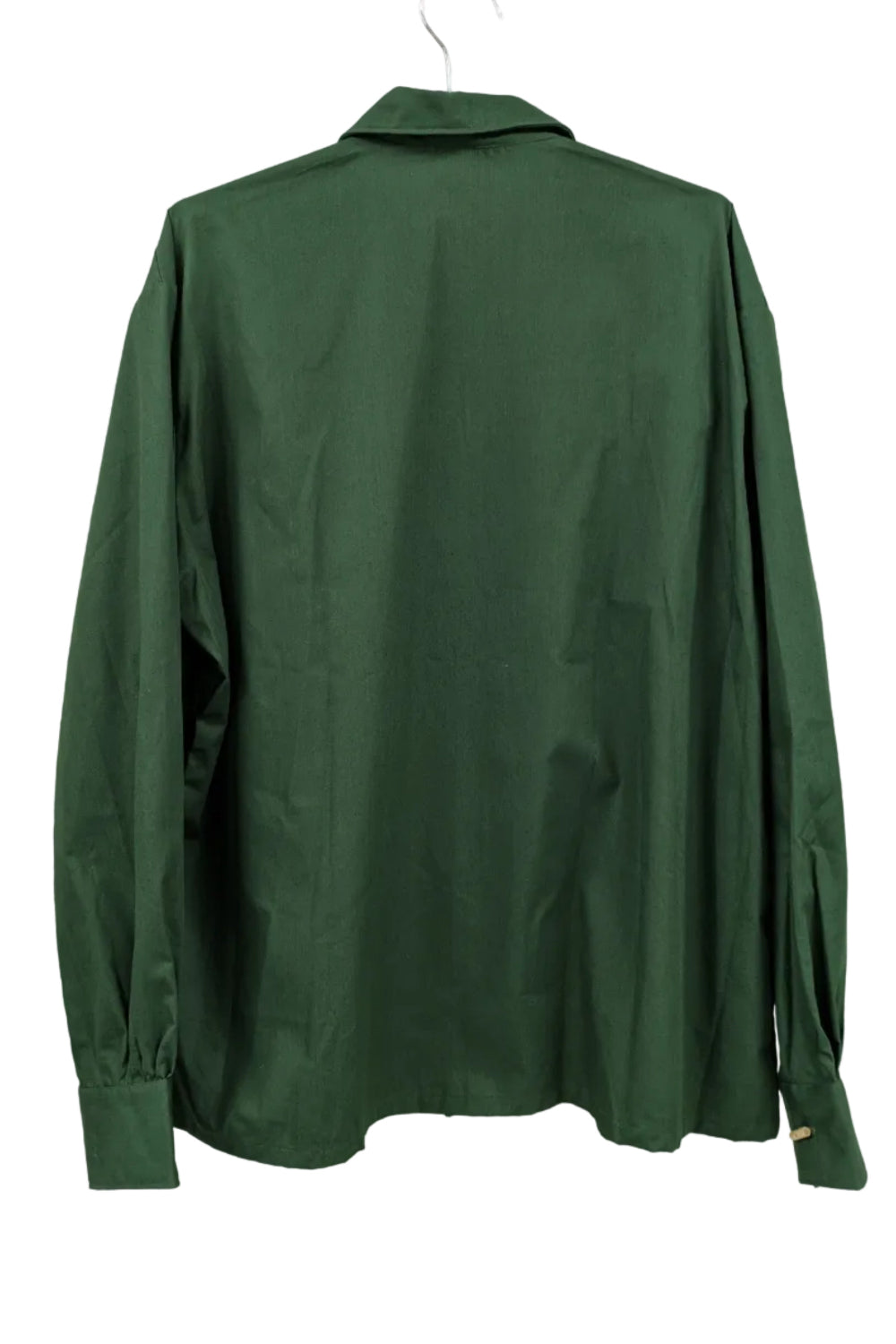 70s Deadstock French Toggle Button Kahki Work Shirt - Ferjane