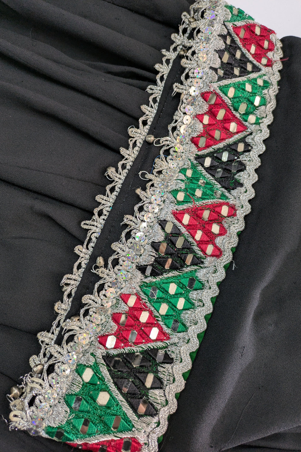 70's Afghan Style Mirror Work Dress