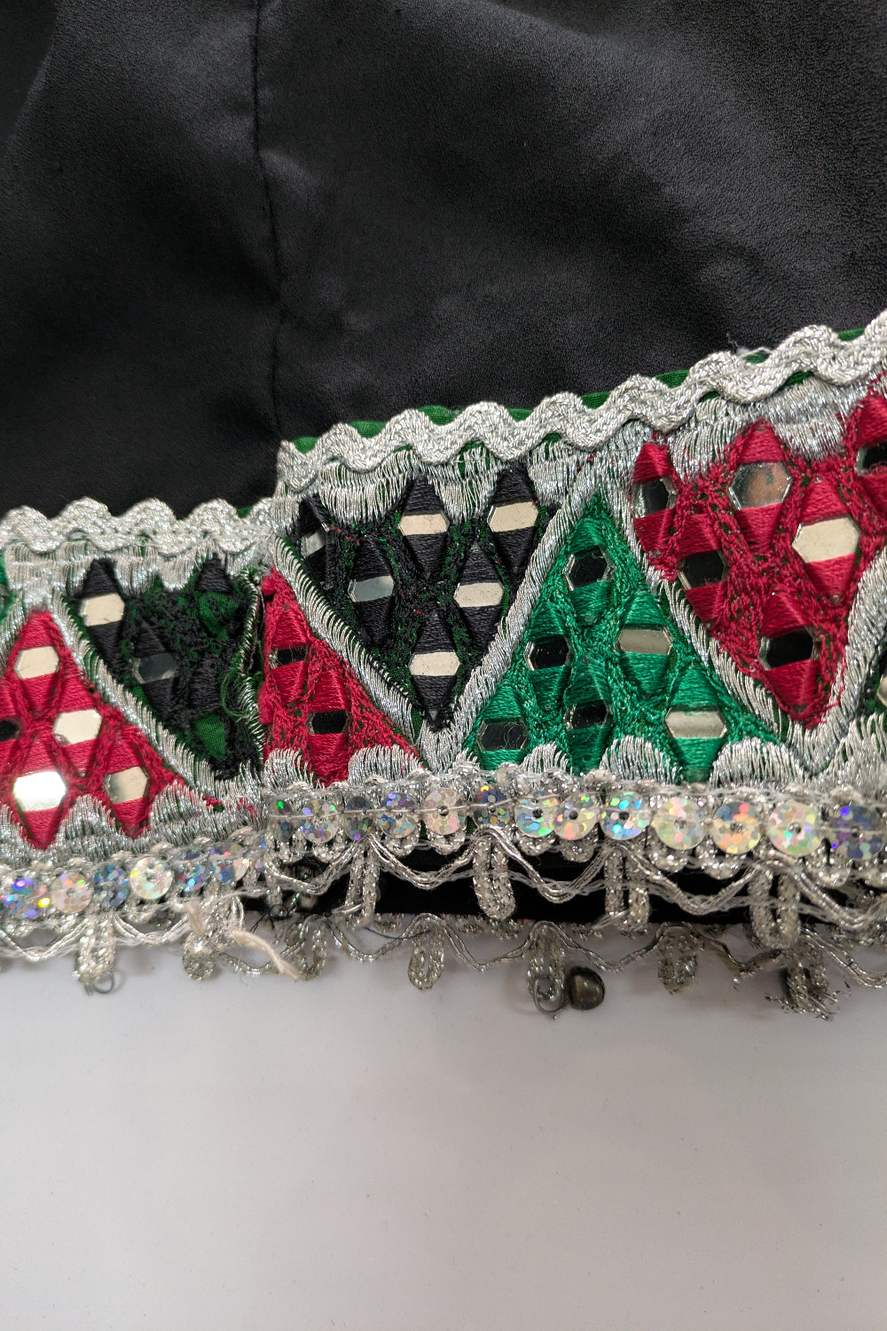 70's Afghan Style Mirror Work Dress